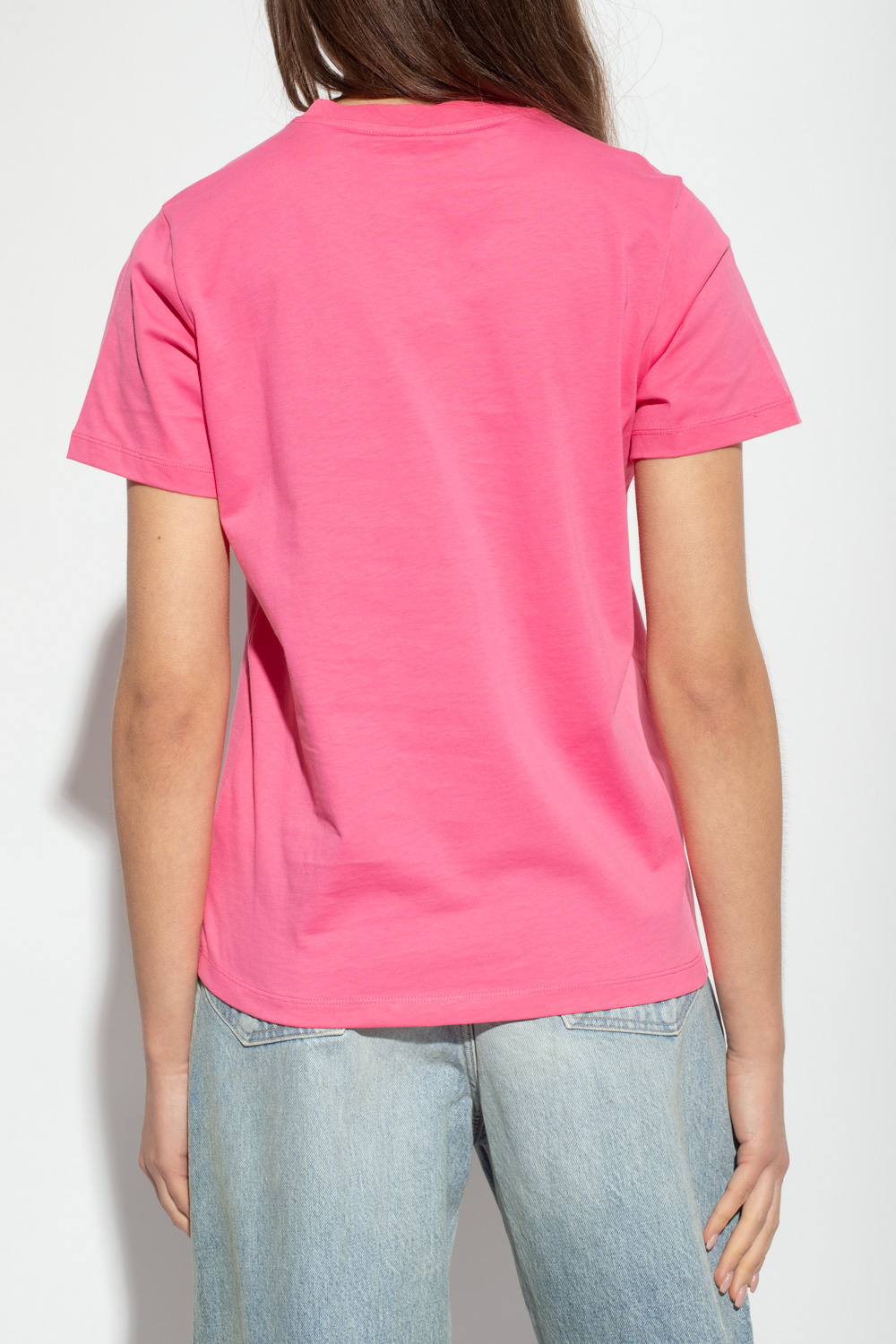 shirt from organic cotton Ganni - Pink T